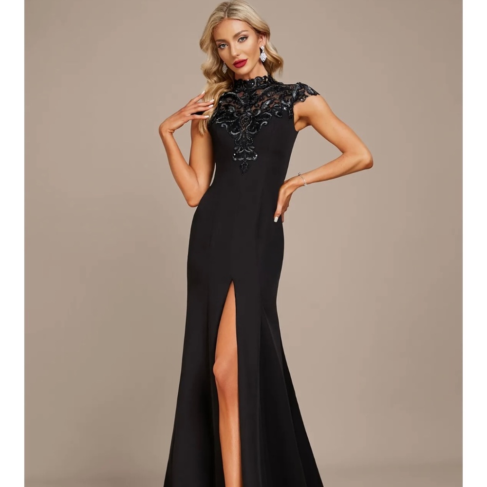 Black Floor Length Dress